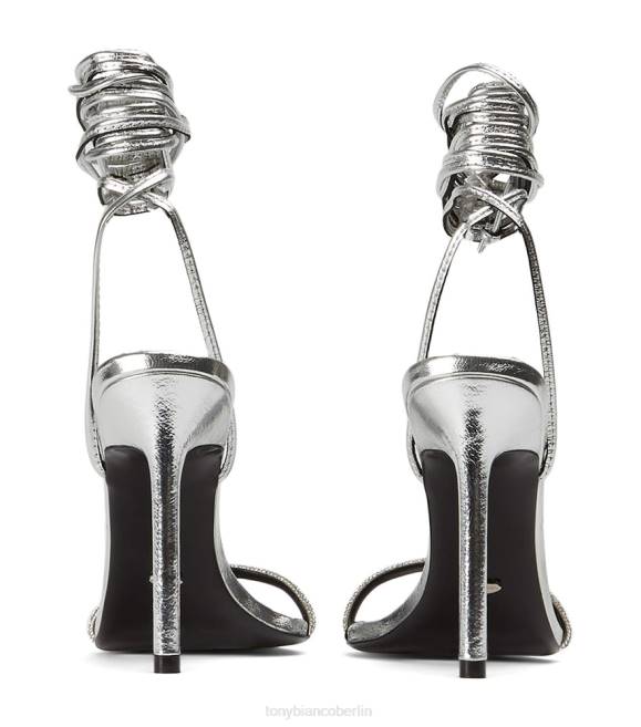 Stöckelschuhe| de Tony Bianco Frauen Makai-Absätze Silberfolie 4624196